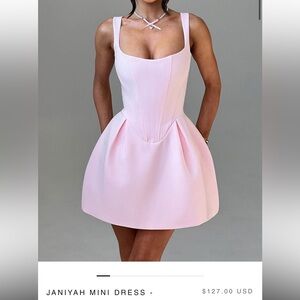 Janiyah Mini Dress - Blush Pink